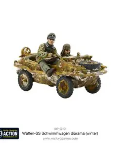 Waffen-SS Schwimmwagen diorama (winter) - Image 5