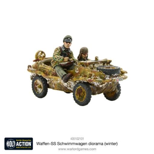 Waffen-SS Schwimmwagen diorama (winter) - Image 5