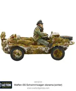 Waffen-SS Schwimmwagen diorama (winter) - Image 4