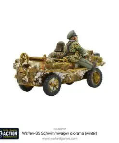 Waffen-SS Schwimmwagen diorama (winter) - Image 3