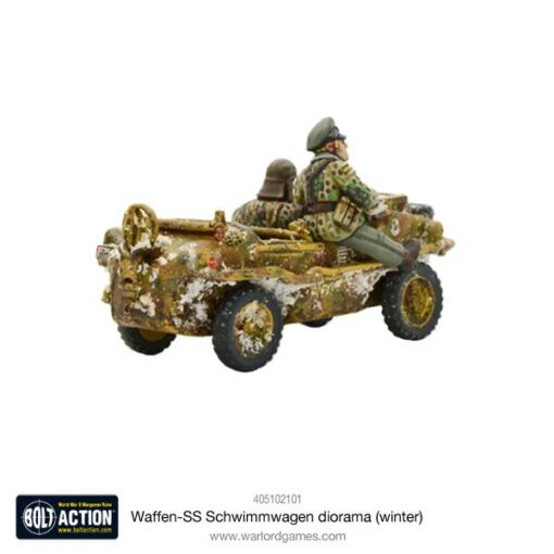 Waffen-SS Schwimmwagen diorama (winter) - Image 3