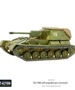 SU-76M self-propelled gun (covered) - Image 4