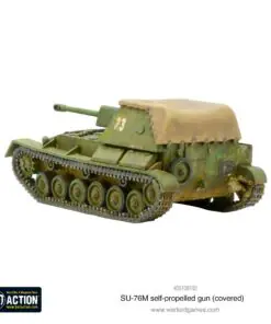 SU-76M self-propelled gun (covered) - Image 3