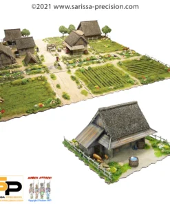 Mountain Village Scenery Set (28mm)