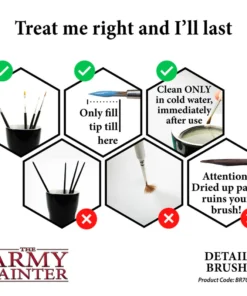 Alternative view of Wargamer Brush: Detail