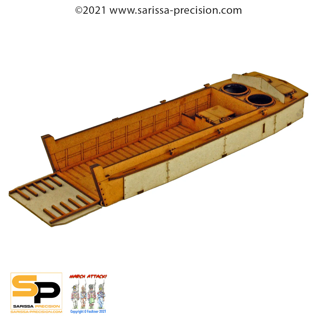 LCVP (Landing Craft Vehicle Personnel) Higgins Boat (28mm) - Image 4