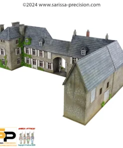 Alternative view of Normandy Manor (28mm) with free Stencil