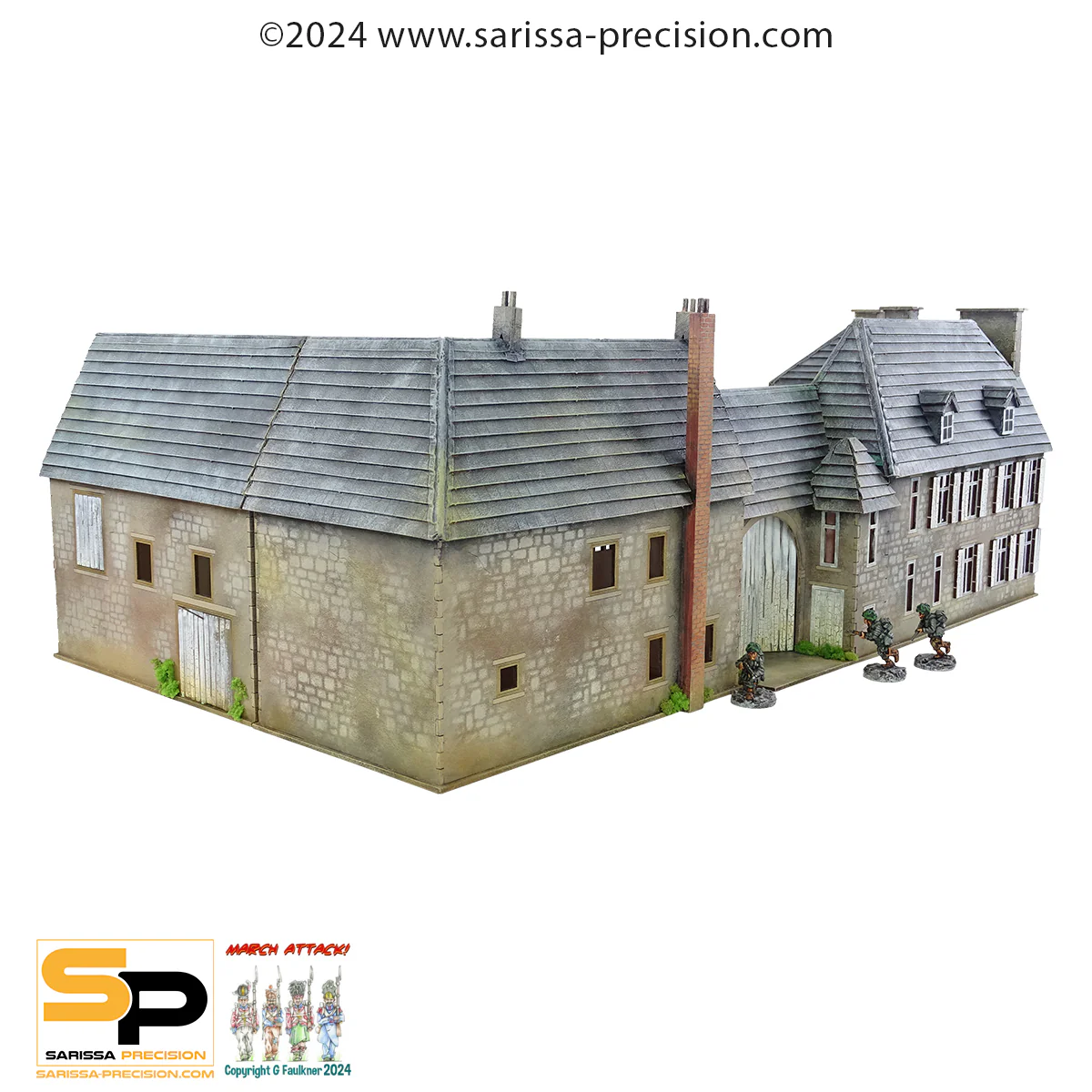 Normandy Manor (28mm) with free Stencil - Image 4