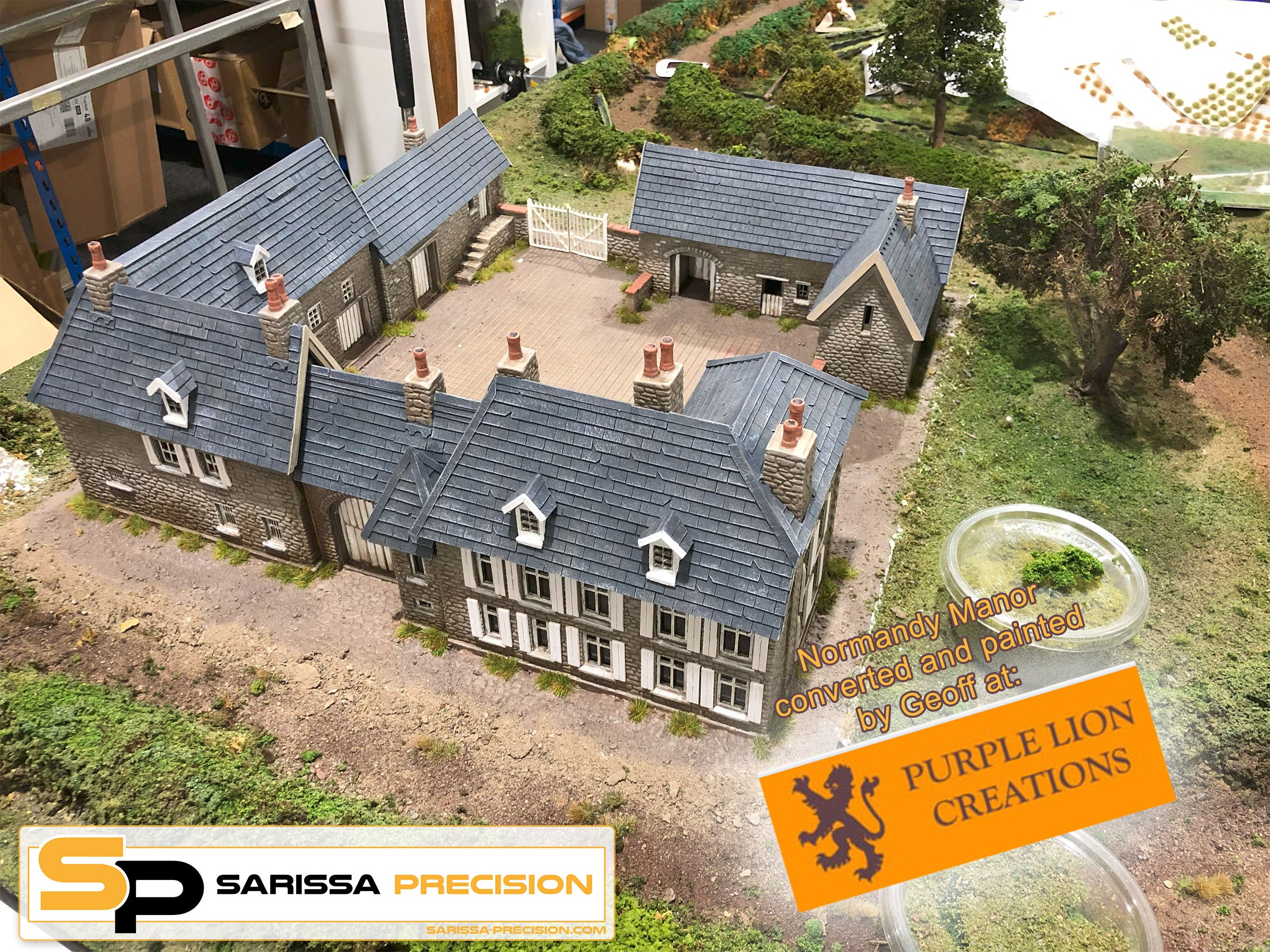 Normandy Manor (28mm) with free Stencil - Image 6