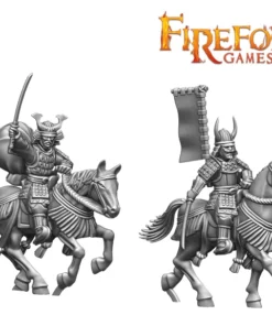 Alternative view of Mounted Samurai (plastic)