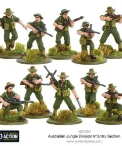 Alternative view of Australian Jungle Division infantry section (Pacific)