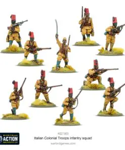 Alternative view of Italian Colonial Troops Infantry Squad