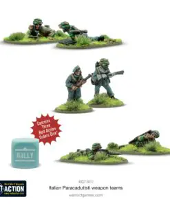 Alternative view of Italian Paracadutisti weapons teams