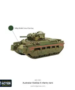 Alternative view of Australian Matilda II infantry tank