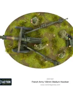 Alternative view of French Army 105mm medium howitzer