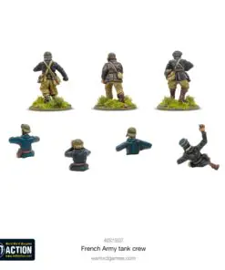 Alternative view of French Army tank crew