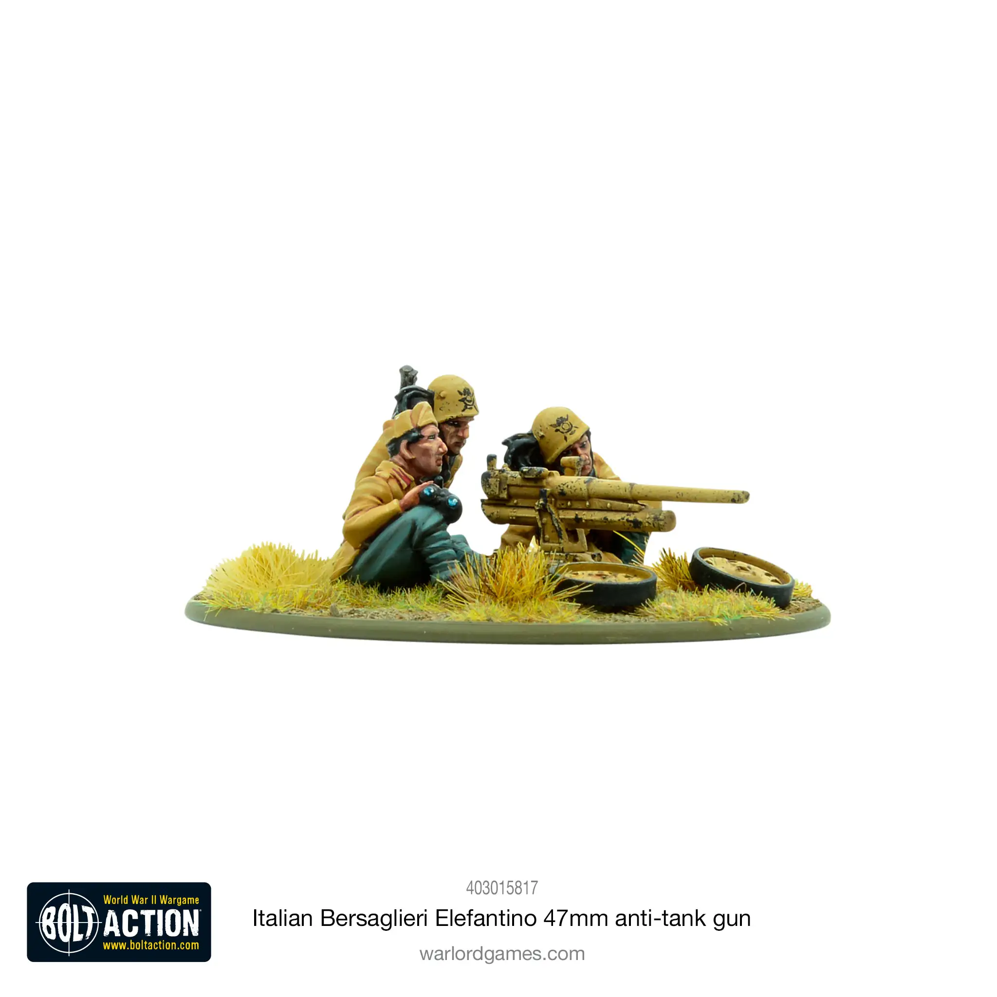 Italian Bersaglieri Elefantino 47mm anti-tank gun - Image 2
