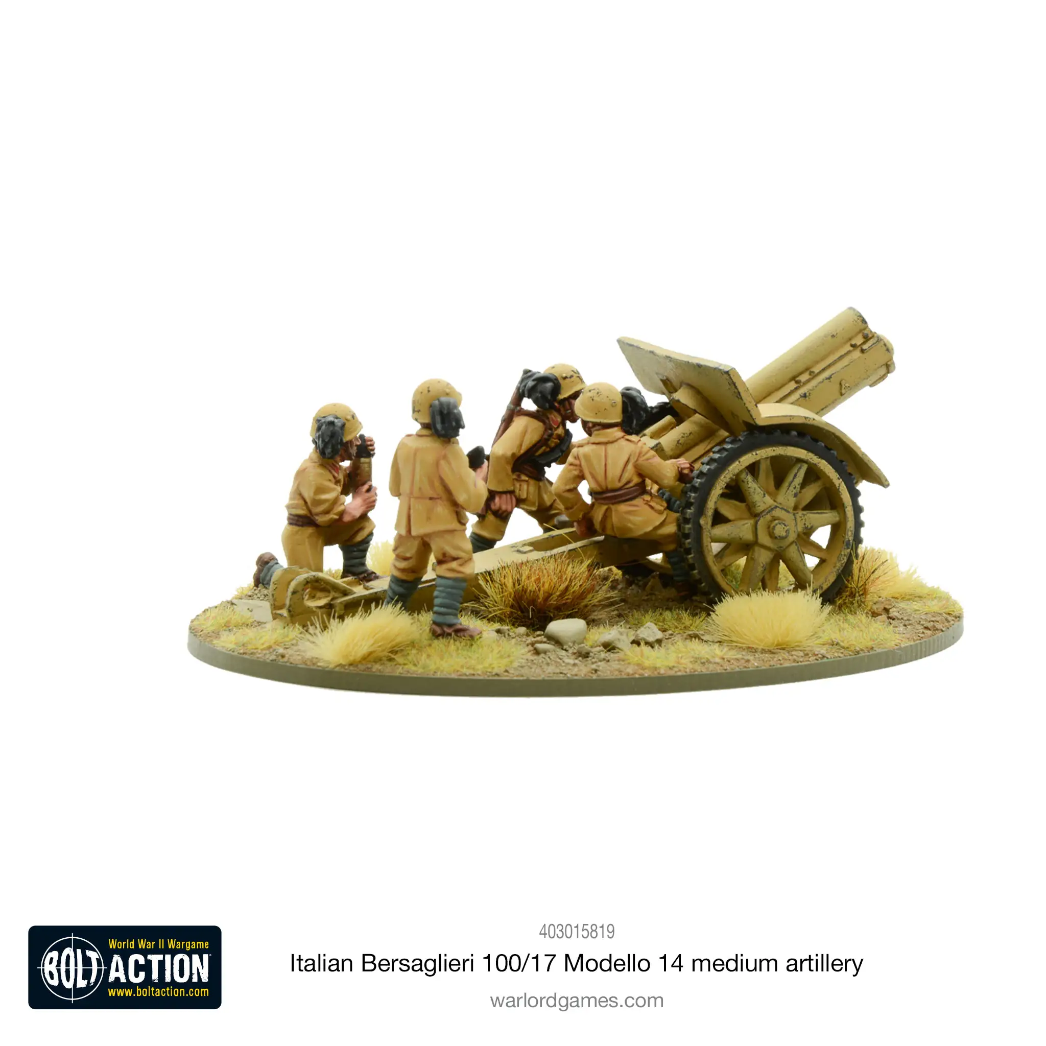 Italian Bersaglieri 100/17 Modello 14 medium artillery - Image 3
