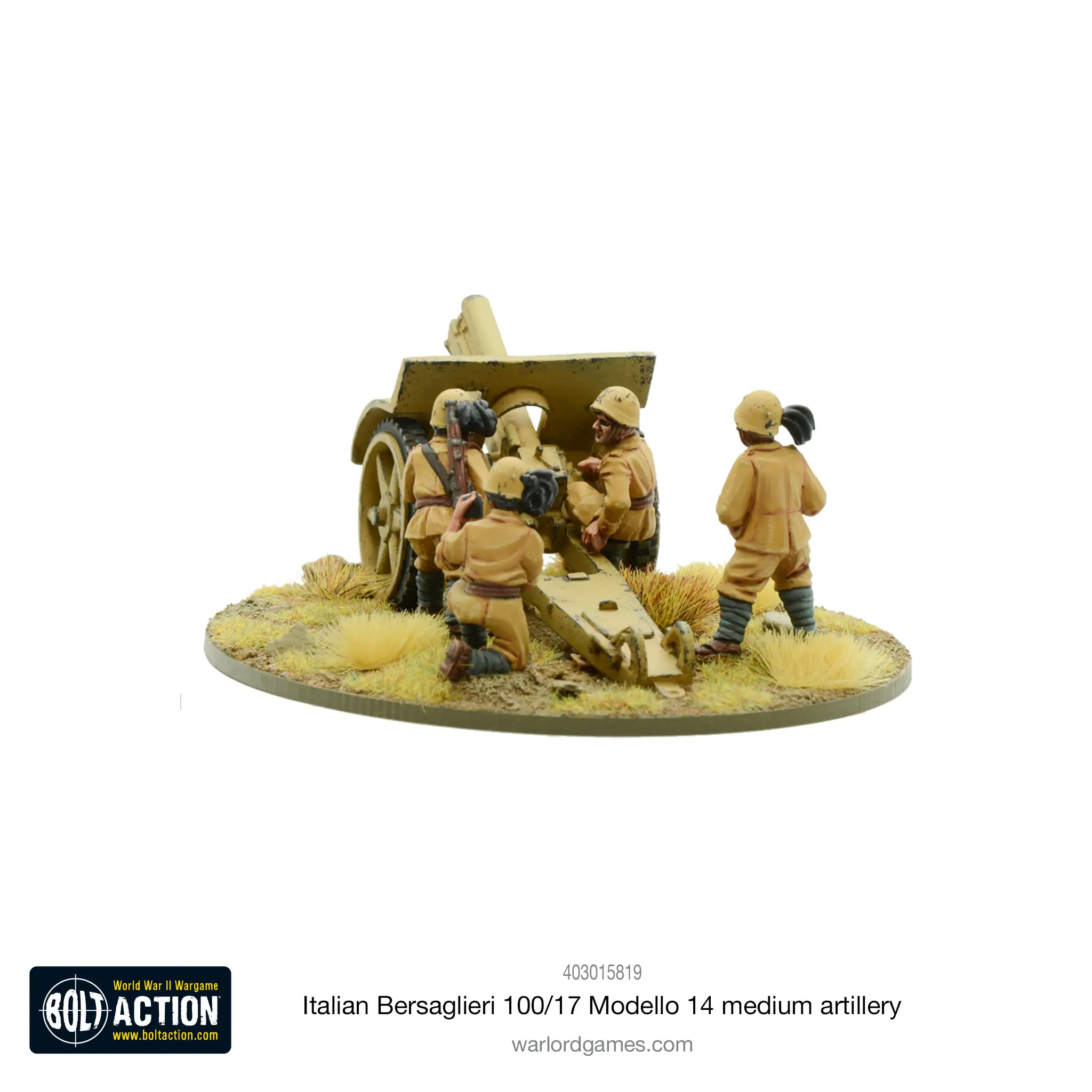 Italian Bersaglieri 100/17 Modello 14 medium artillery - Image 2