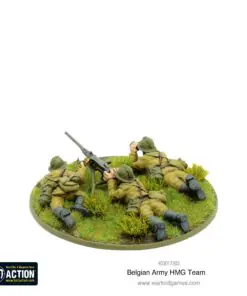 Alternative view of Belgian Army HMG team