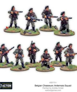 Belgian Chasseurs Ardennais squad