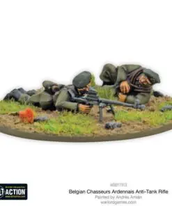 Belgian Chasseurs Ardennais anti-tank rifle team