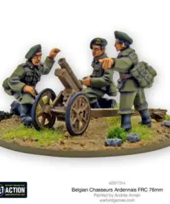 Alternative view of Belgian Chasseurs Ardennais  FRC 76mm infantry gun
