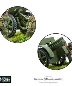 Alternative view of Hungarian 37M medium artillery