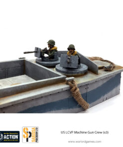 Alternative view of US LCVP Machine Gun Crew
