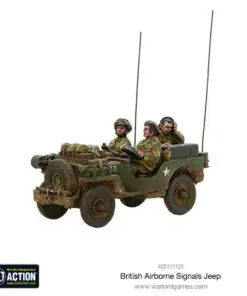 British Airborne Signals Jeep