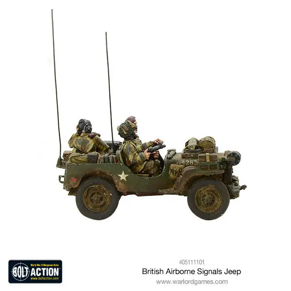 British Airborne Signals Jeep - Image 2