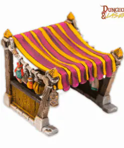 Market Stalls Set, Dungeons and Lasers, Unpainted, Archon Studio - Image 3