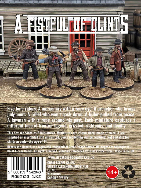 A Fistful of Clints - 5 miniature box set - Image 6