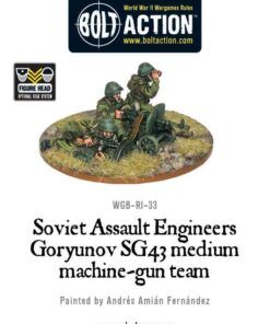Alternative view of Soviet Assault Engineers SG43 MMG team
