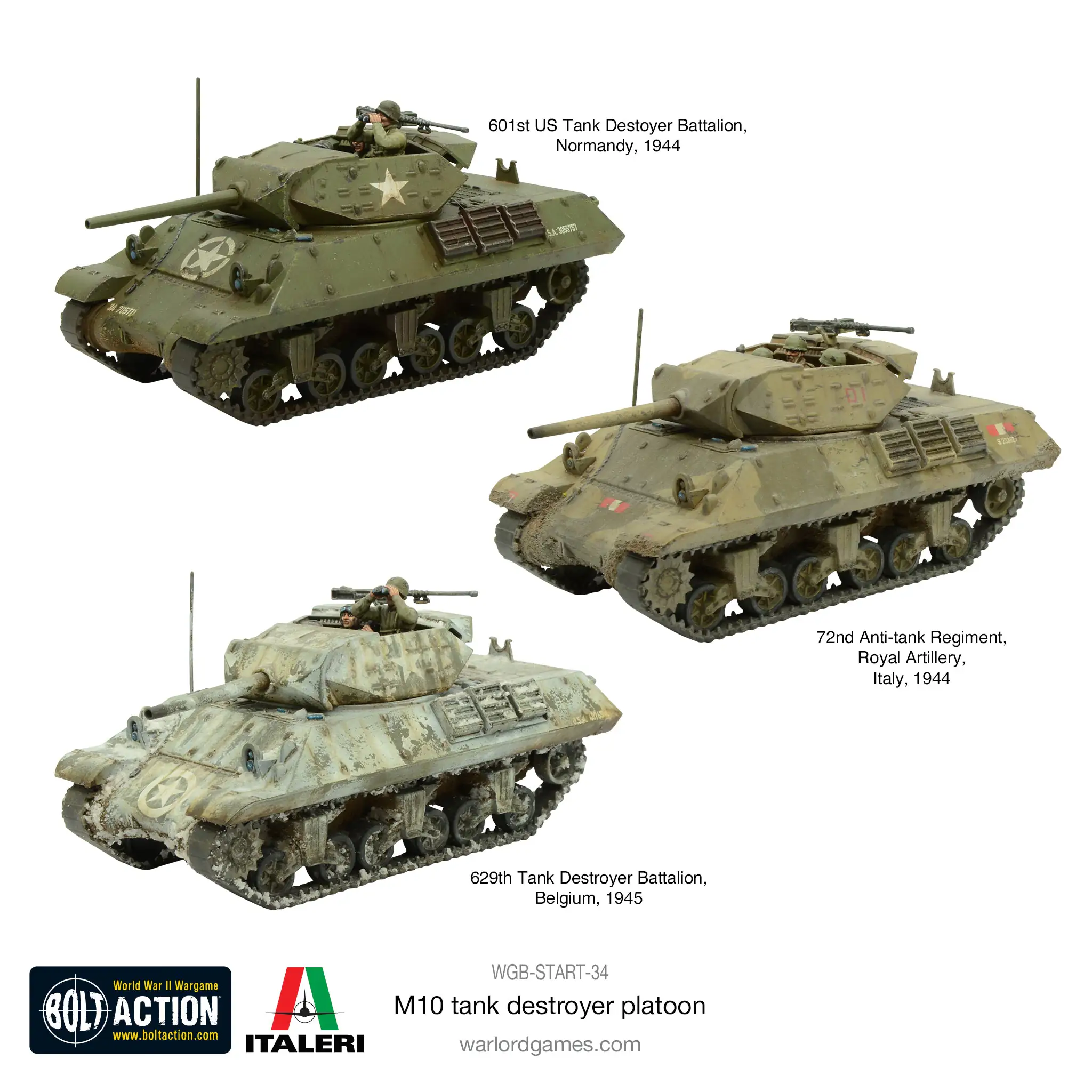 M10 Tank Destroyer Platoon (plastic) - Image 4