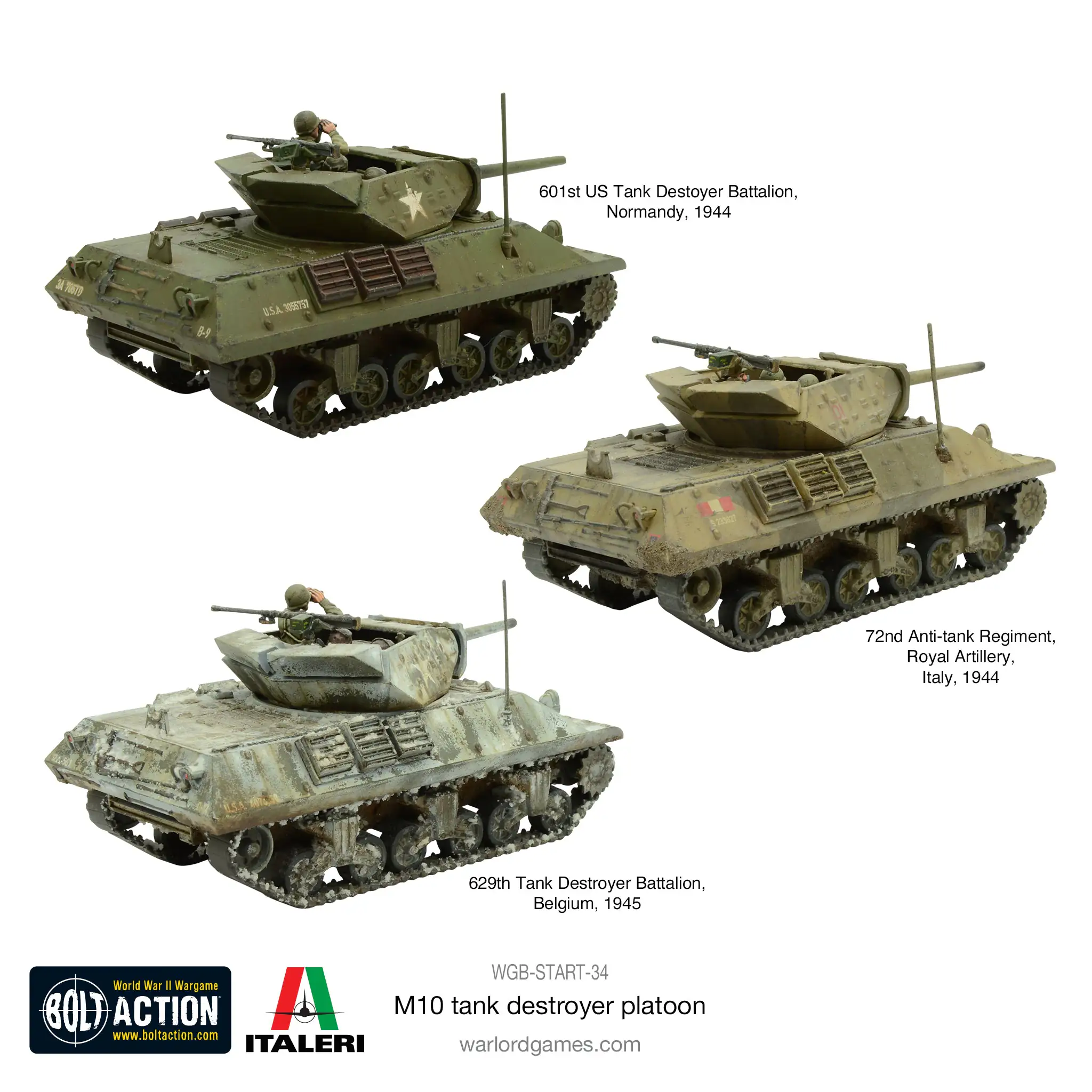M10 Tank Destroyer Platoon (plastic) - Image 3