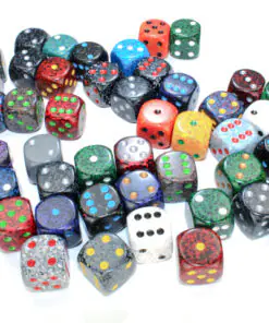 Loose Speckled 16mm w/pips d6 Dice