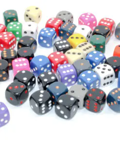 Loose Opaque 12mm d6 Dice