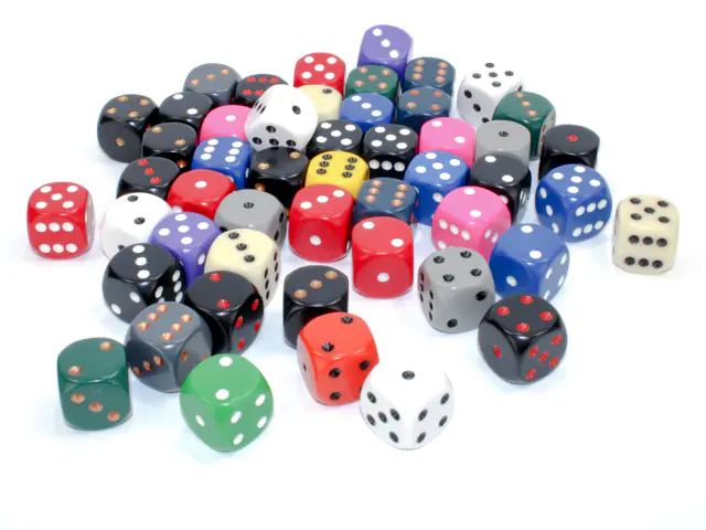 Loose Opaque 16mm d6 Dice
