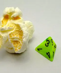 Alternative view of Vortex Mini-hedral Bright Green/black 7-Dice Set
