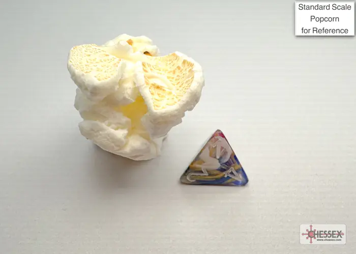 Festive Mini-hedral Carousel/white 7-Dice Set - Image 2