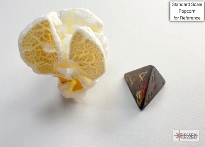 Scarab Mini-hedral Blue Blood/gold 7-Dice Set - Image 2