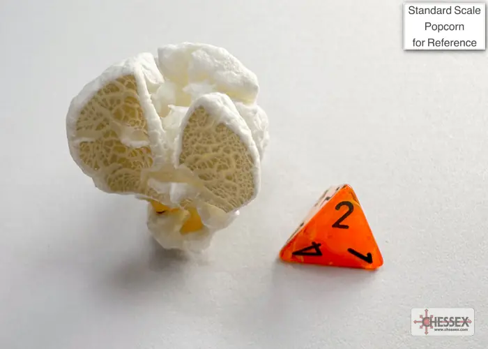 Vortex Mini-hedral Orange/black 7-Dice Set - Image 3