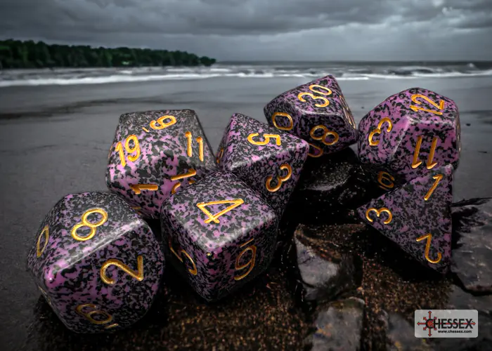 Speckled Hurricane Polyhedral 7-Dice Set - Image 2