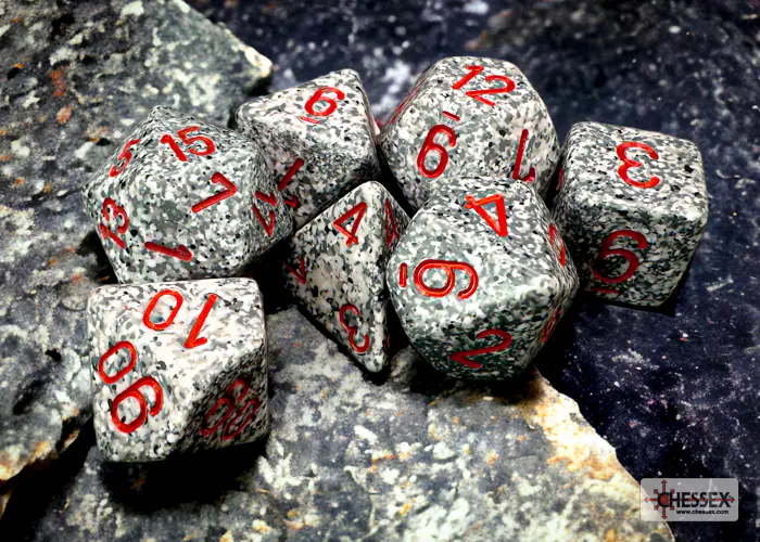 Speckled Granite Polyhedral 7-Dice Set - Image 2
