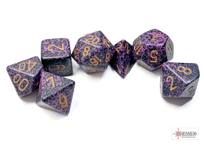 Speckled Hurricane Polyhedral 7-Dice Set - Image 3