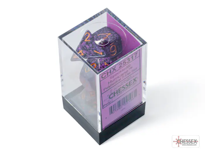 Speckled Hurricane Polyhedral 7-Dice Set