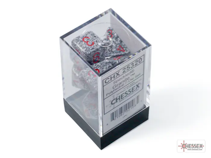 Speckled Granite Polyhedral 7-Dice Set