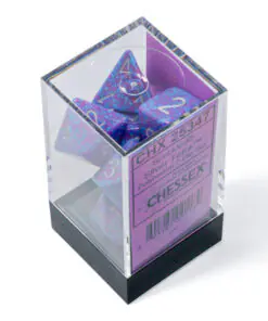 Speckled Silver Tetra Polyhedral 7-Dice Set