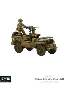 Alternative view of US Army Jeep with 50 Cal HMG